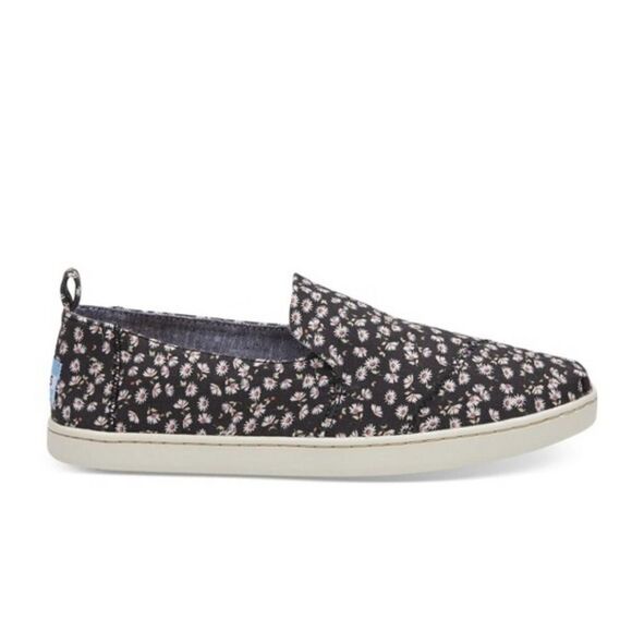 Toms Women's Deconstructed Floral in‎ Black Size 7 - Picture 1 of 6